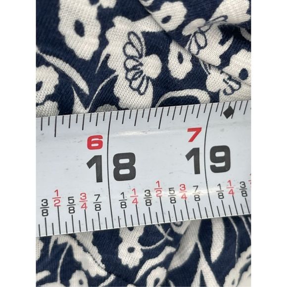 Boden Dress Women Size 14 Back Cutout Floral Mini Dress V Neck Short Sleeve Blue - Picture 7 of 13